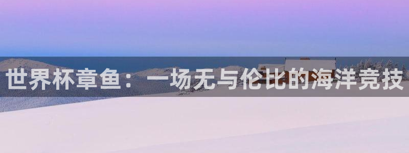 世界杯足球赛2026:世界杯章鱼:一场无与伦比的海洋竞技